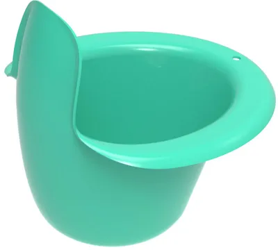 Produktbild von Easypisi - Windelfrei Töpfchen mit Spritzschutz - aus Recycling-Material - 4 Farben Easypisi - Farbe:: Türkis