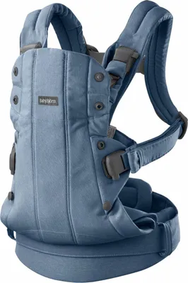 Produktbild von BabyBjorn BabyBjörn Harmony Woven Mélange kantoreppu, Blue