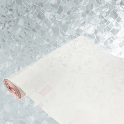 Produktbild von Selbstklebend Fensterfolie 90x100 cm - Splinter - Glasfolie für dauerhaften Schutz vor Schmutz und Kratzern - Schutzfolie Fenster ideal für Küche, Bad und Büro - Klebefolie Fenster