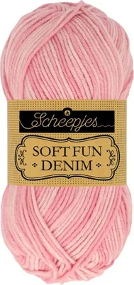 Produktbild von Scheepjes Softfun Denim 50g Rosa 504