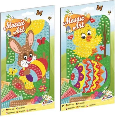 Obrázek produktu pro Kreativní rukodělný kroužek Mozaika Velikonoce