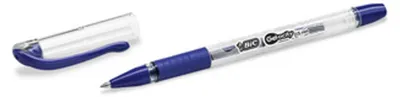 Image de Stylo gel Gel-ocity Stic BIC 0,5 mm bleu pochette 2 pièces
