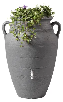 Produktbild von Regentonne GARANTIA Antik Amphore 600 Liter dark granite