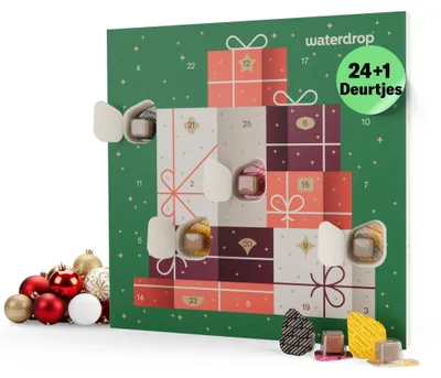 Obrázek produktu pro Omgoods – Adventní kalendář 2025 – 25 hydratačních tablet bez cukru s příchutí