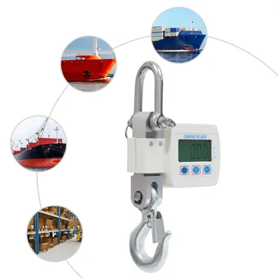 Produktbild von Digitale Hängekranwaage, tragbare Mini-Kranwaage, Hängewaage, Hängende Waage, Weiß