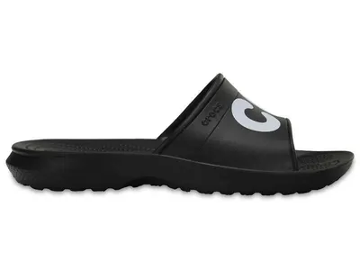 Zdjęcie produktu dla Crocs CRO204465 BLWH, Uni , Dorosły, Czarny, Monochromatyczny, Bez zapiecia, Guma