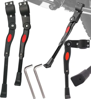 Produktbild von FIT4MED | Ständer Fußstütze Fahrrad - Schwarz - 34 Cm - Verstellbar - Aluminium