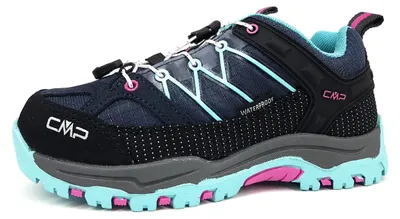 Immagine prodotto di Scarpe sportive CMP Kids Rigel Low, ideali per bambini, adatte per attività all'aperto, scarpe da trekking, colore blu, perfette per il tempo libero
