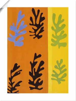 Produktbild von ARTland Poster Komposition (Der Samt). 1947 Größe: 45x60 cm