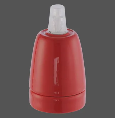 Produktbild von DIY Leuchten Direkt Fassung, rot 1xE27 60W