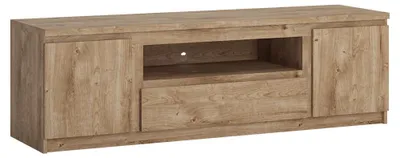 Produktbild von Wohnzimmer TV Lowboard in Eiche Nb. FORTALEZA-129, B/H/T ca. 165,4/51,1/45 cm