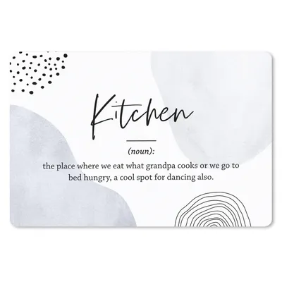 Produktbild von MuchoWow® Mauspad Mousepad Sprichwörter - Zitate - Küche - Definition Küche - Wörterbuch 27x18 cm - Mousepads - Maus Mat - Pad - Mausunterlage - Büroartikel - Desk Matten