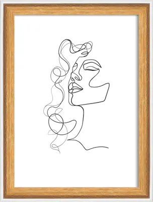 Produktbild von Walther Holzrahmen Silhouette 13x18 cm natur