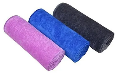 Image de Ensemble de 3 serviettes de sport en microfibre, à séchage rapide