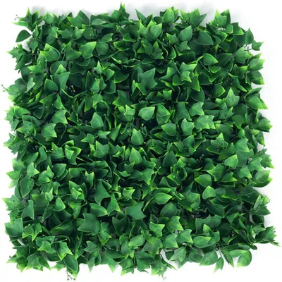 Zdjęcie produktu dla Sztuczny żywopłot Zielona ściana - 4 panele 50 x 50 cm - Sztuczny bluszcz - Do wnętrz i na zewnątrz