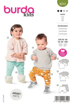 Nähschnittmuster aus Papier, Weiß, Einheitsgröße