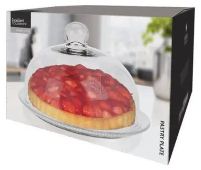 Produktbild von Excellent Houseware Tortenständer, Glas, 30x17 cm, transparent
