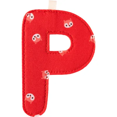 Produktbild von LILLIPUTIENS Lilliputiens - Stoffbuchstabe P (6 St.) rot