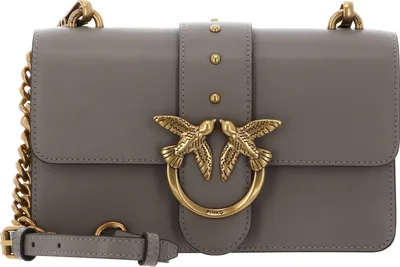 Produktbild von PINKO Umhängetasche Schultertasche Love One Mini ST. CL. Noce - Antique Gold taupe