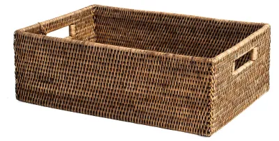 Obrázek produktu pro Obdélníkový ratanový koš H&H cm 45x31x15h