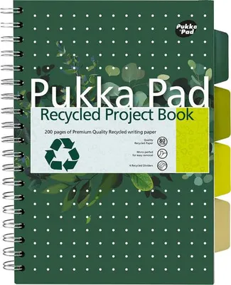 Image de Pukka Pad B5 Project Book - Cahier de cordes écologique, 200 pages