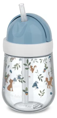 Immagine prodotto di Bicchiere con cannuccia Mepal Mio da 300 ml Little Dutch - Forest Friends