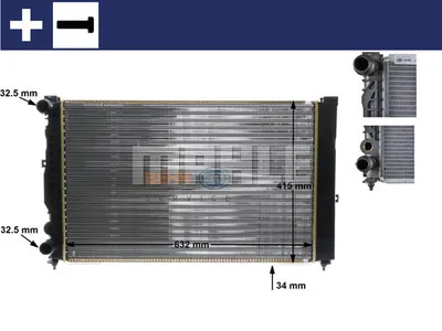 Produktbild von Mahle Motorkühler für Audi A4 A6 Skoda Superb VW Passat