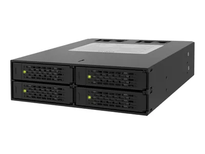 Produktbild von Backplane IcyDock 4x6,3cm SATAI-III in 1x5,25" HDD/SSD sw