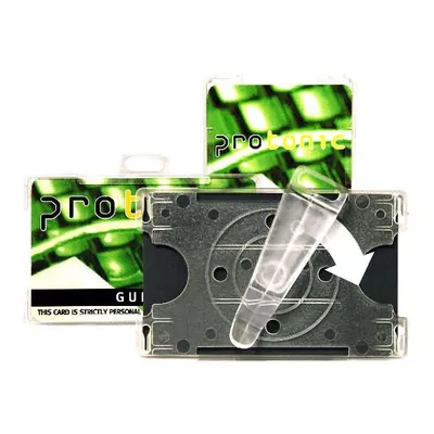 Produktbild von Ausweishalter 91x57mm mit Clip drehbar 10 Stück
