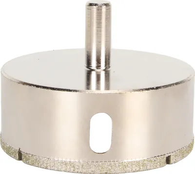 Image de foret de scie cloche 75mm Revêtement diamanté Nickelé Ouvreur de trou pour carrelage céramique Marbre Verre Forage de fibres