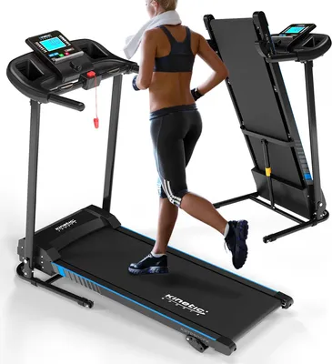 Produktbild von KINETIC SPORTS Laufband klappbar KST2900FX - 750 Watt leiser Elektromotor, Extra breite 40 cm Lauffläche, 16+1 Programme, Manuelle Steigung, 10 km/h