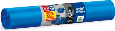 Image de SACS POUR DÉCHETS 120 L Sacs poubelle Sacs poubelle 25 pièces