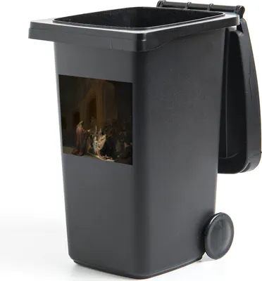 Produktbild von MuchoWow® - Abfall-Aufkleber - Container - für Abfallcontainer