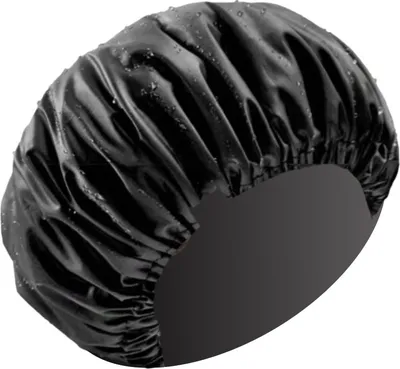 Produktbild von Duschhaube XL – 35 cm – Schwarz – verstellbar mit Clip – Haube – Duschhaube