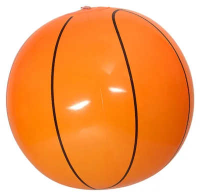 Produktbild von Aufblasbarer Basketball, 25 cm, Sport, Karneval, Mottoparty