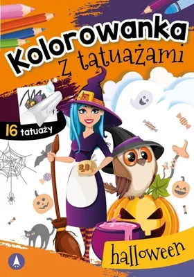 Immagine prodotto di Kolorowanka Z Tatuazami Halloween 73041