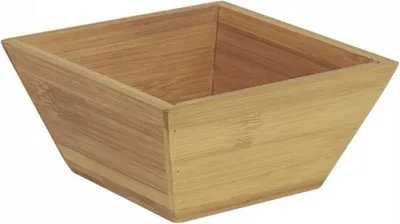 Produktbild von TOPFANN Quadratische Bambusschale 14x14x6,5 cm