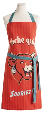 Zdjęcie produktu dla Fartuch kuchenny, bawełna, czerwony, 76 x 85 cm, do kuchni