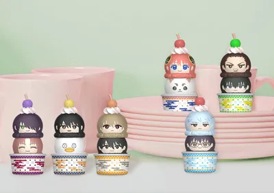 Immagine prodotto di Gintama Tsumichen Stack up & Change figure da collezione da 8 cm (6)