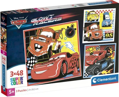 Image de Disney Cars Puzzle 3x48Stü ck