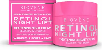 Immagine prodotto di Biovene Retinol Crema Notte Liftante Potere Restitutivo 50ml
