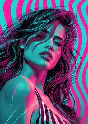 Produktbild von Plakat 29,7x42cm Neonblick