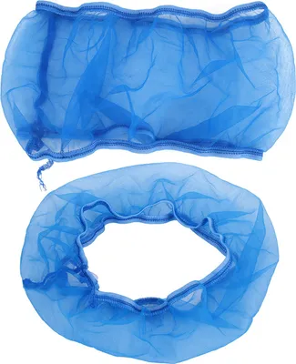 Image de lot de 2 housses pour cages d'oiseaux en tissu polyester avec fonction de ramassage des graines, accessoires universels pour cages de perroquets, bleu, taille S