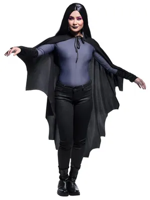 Produktbild von Boland 8712026792099, Karnevalskostüm-Cape, Erwachsener, Weiblich, Polyester, Schwarz, 210 mm