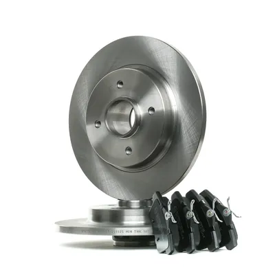 Produktbild von 2X Bremsscheiben + Bremsbeläge Hinten