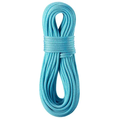 Edelrid Einfachseil Boa 98mm in Blau; geeignet für das Klettern; ordentlich gewickelt.