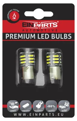 Produktbild von Einparts LED-Glühbirne 1156 P21W für Rückleuchten, Off-Road-Bereich, kaltweiß, 6000K