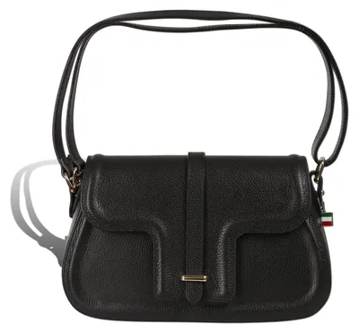Immagine prodotto di Borsa a tracolla da donna Florence, in pelle nera, dimensioni 33x10x20, codice D2OTF850S1
