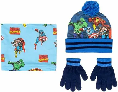 Productafbeelding van Winterset (muts, nekwarmer, handschoenen) Avengers, artikelnummer 2200010254