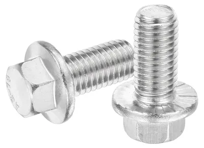 25 Stück M12 x 25 mm Sechskantschrauben mit Flansch, Edelstahl